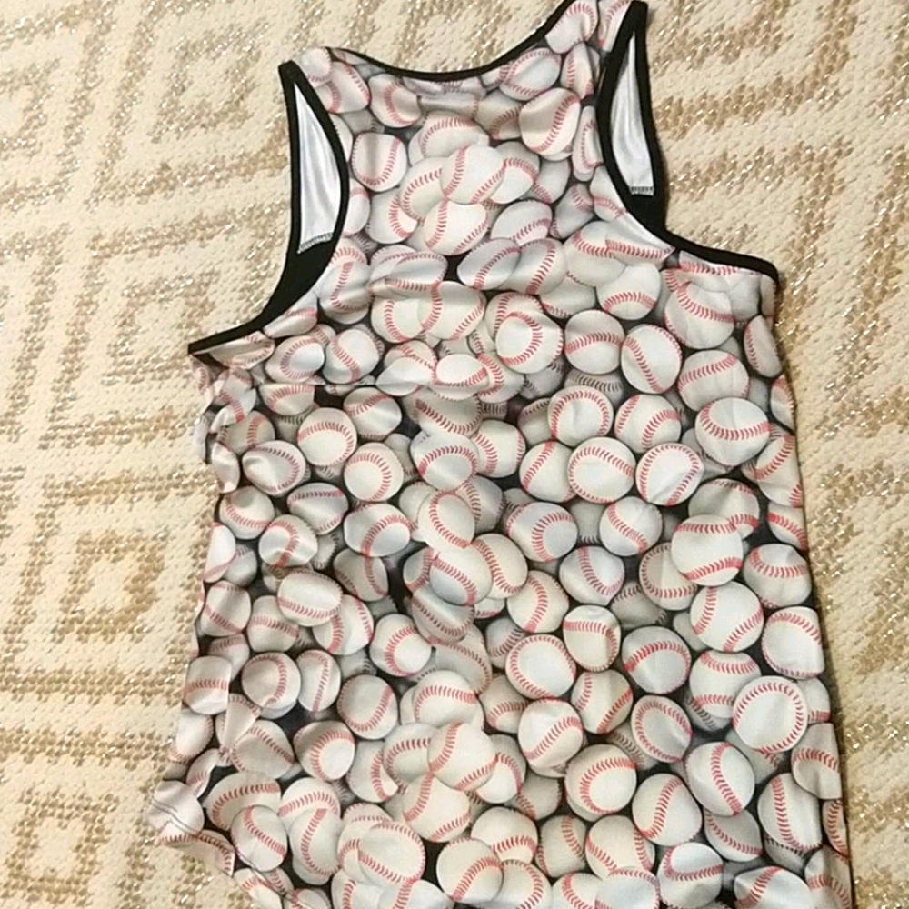 Boutique baseball Mom tank